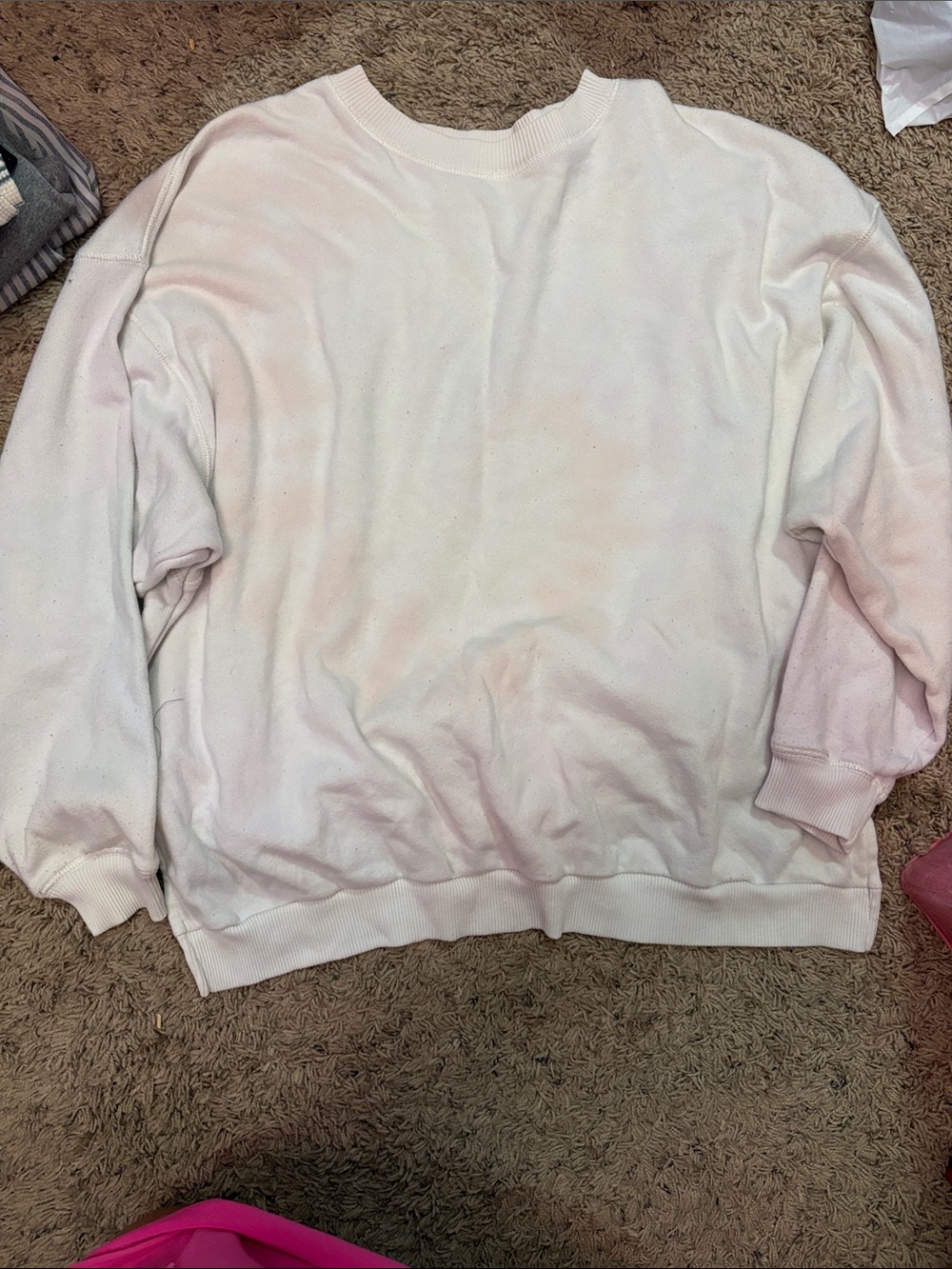American Eagle Outfitters Light Pink Crewneck Sweatshirt